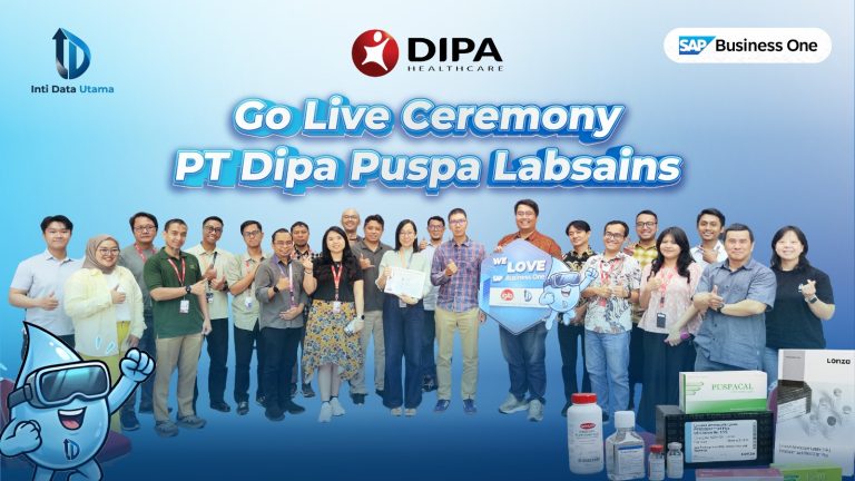 Go Live Dipa Puspa Labsains SAP Business One dengan intidatautama